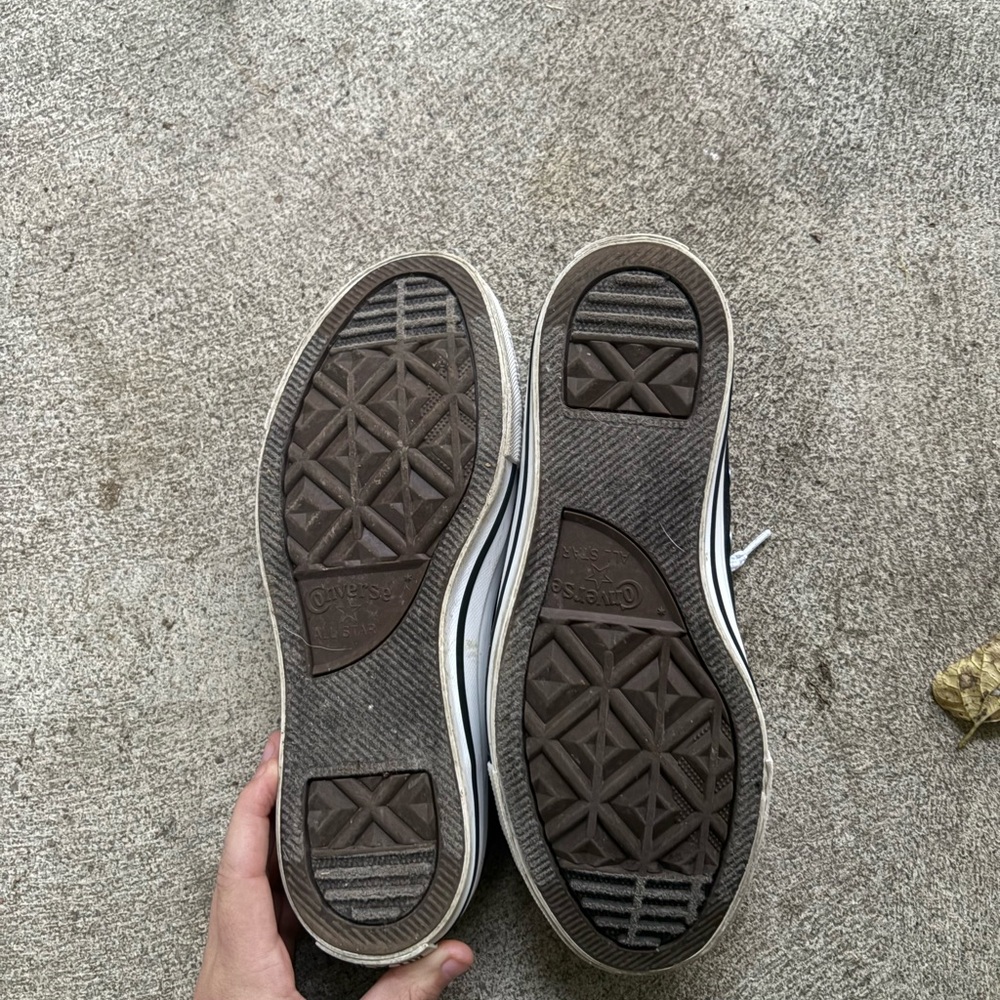 Converse Classic Black and White Low Tops - Picture 2 of 2